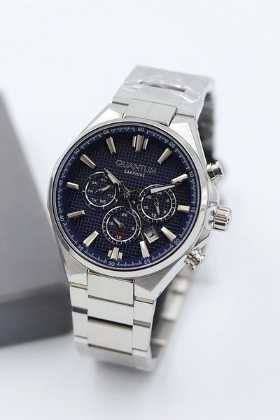 Quantum Sapphire Glass Steel Cord Men Wrist Watch Asw123-I1984Q