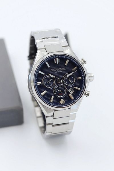 Quantum Sapphire Glass Steel Cord Men Wrist Watch Asw123-I1984Q