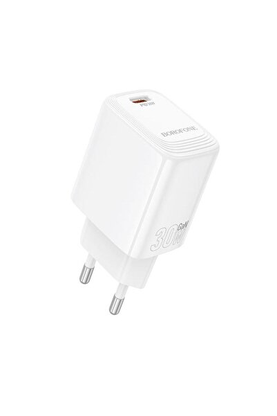 Borofone Încărcător de rețea BN28 Fuente, 30W, 3A, 1 x USB-C, Alb