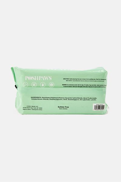Posh Paws 150 منديلًا للعناية بالحيوانات الأليفة غير المعطرة، متعددة الألوان