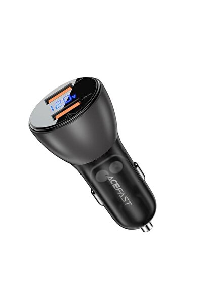 Acefast Încărcător auto B7, USB, 45W (negru)