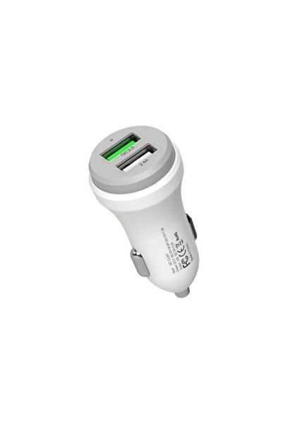 Mcdodo Φορτιστής Αυτοκινήτου CC-3840, 1 x USB QC 3.0 και 1 x USB 2.0 (Λευκό)