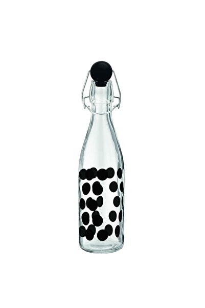 Generic Zak designs 0015-170 Dot Glass Bottle 1 L Black