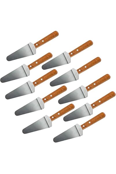 Generic كاكاريتش، 10 عبوات من ملعقة تقديم البيتزا، ملعقة تقديم الفطائر بمقبض ...