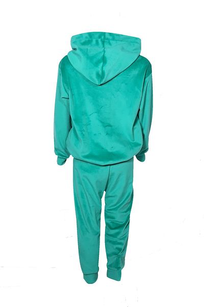 L-line fashion Compleu copiii din catifea, doua piese, verde, 81-86 cm, 12-18 luni