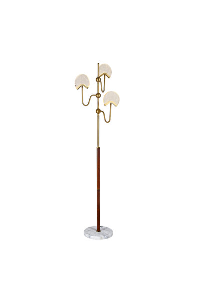 Vooltex Luxury modern lamp from Voltex with three lights and a marble floor