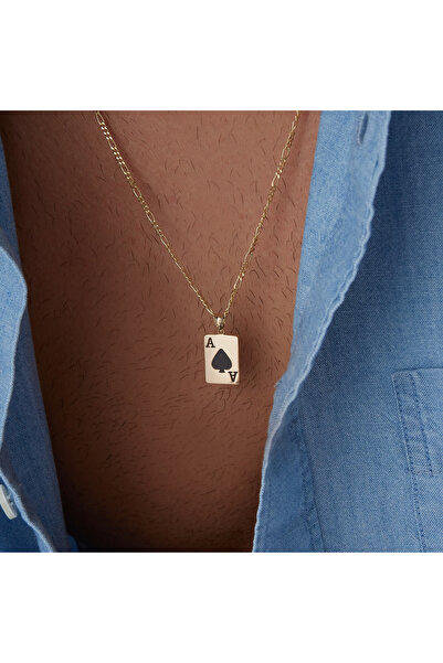 Cherry by Özkonak Maça As Erkek Kolye