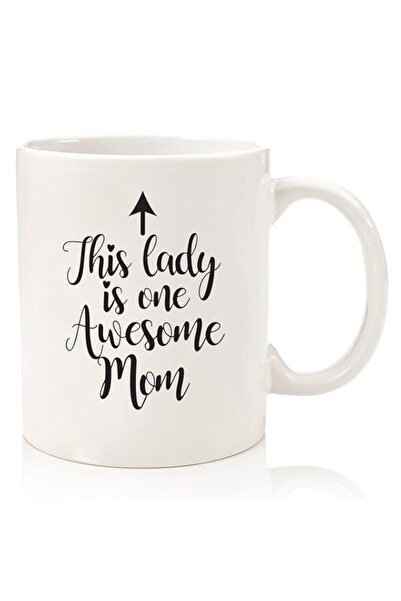Generic One Awesome Mom Funny Coffee Mug - Best Mothers Day Gifts for Mom, Wo...