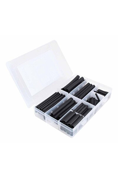 Techman SET TUBURI TERMOCONTRACTABILE NEGRE TC528 127 PIESE