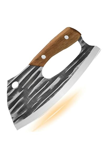 OEM Cuțit de bucătar, japonez, profesional, 21 cm – lamă groasă și ascuțită din oțel inoxidabil, mâner antiderapant