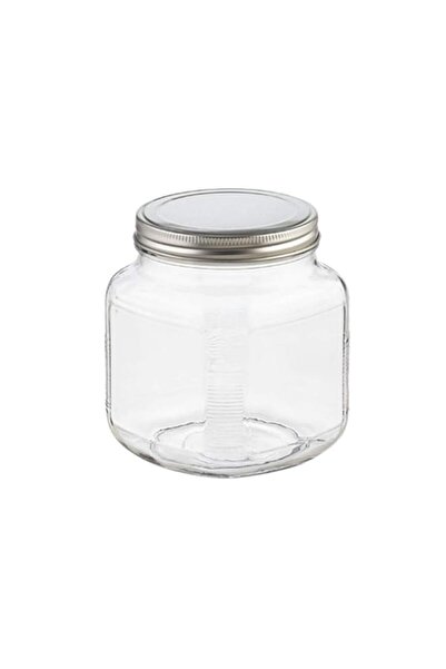 Generic Anchor Hocking 32oz Cracker Jar with Brushed Metal Lid