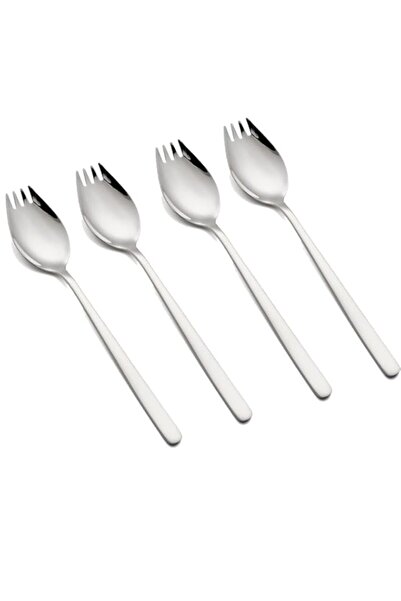 Generic WRIVQSYO Sporks, 4-Pack 18/10 Spork Stainless Steel, Metal Spork for ...