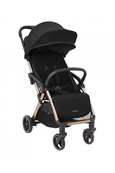 Kikka Boo Carucior sport autofold KikkaBoo Eden Black,Cadru din aluminiu cu vopsea cromata,Sistem automat de p