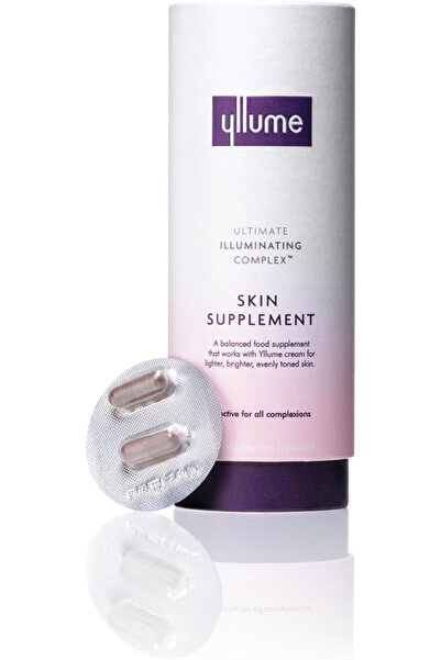 Yllume كبسولات المكملات الغذائية للعناية بالبشرة من مجموعة Ultimate Illuminat...