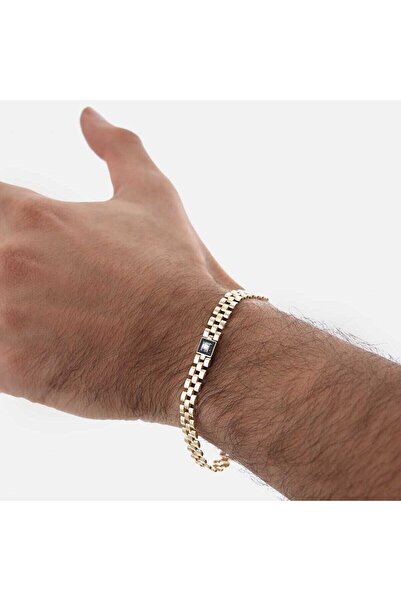 Cherry by Özkonak Mineli Kordon Taşlı Erkek Bileklik