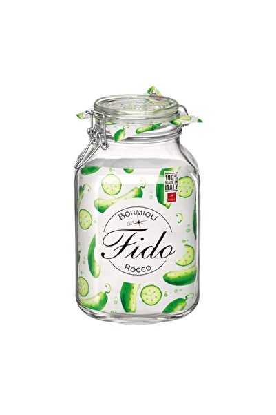 Generic Bormioli Rocco Fido Clip Jar, Clear, 3 Litres, Brr.Gw008043