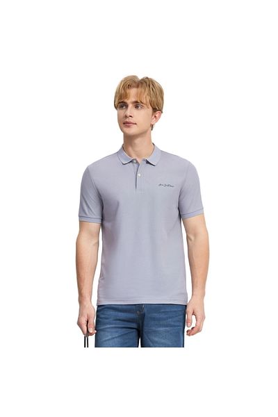 Giordano Men's Solid Cool Jade Polo