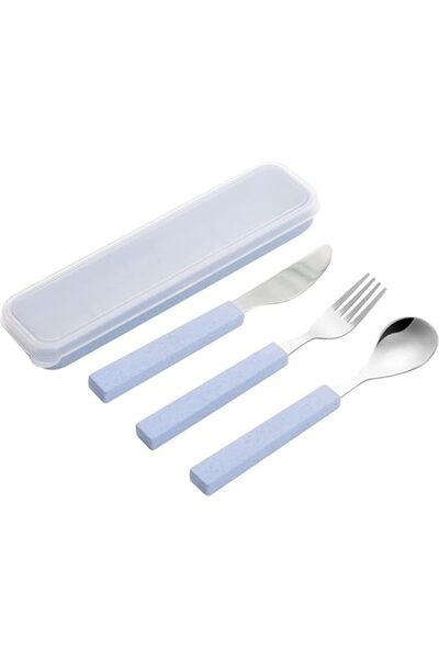 Generic SYOSI Flatware Set Children Utensils Set 18/10 Stainless Steel Child Silverware Knife Spoon Fork Se