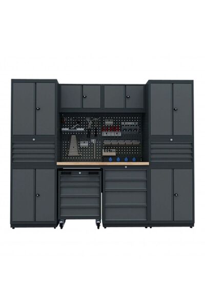 Valkenpower ﻿BANC DE LUCRU - SET MOBILIER METALIC MODULAR PENTRU ATELIER 2.48...