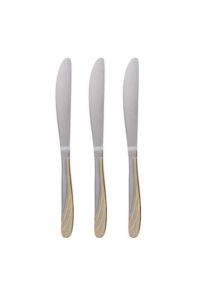 Generic طقم سكاكين عشاء بيرغر - 3 قطع