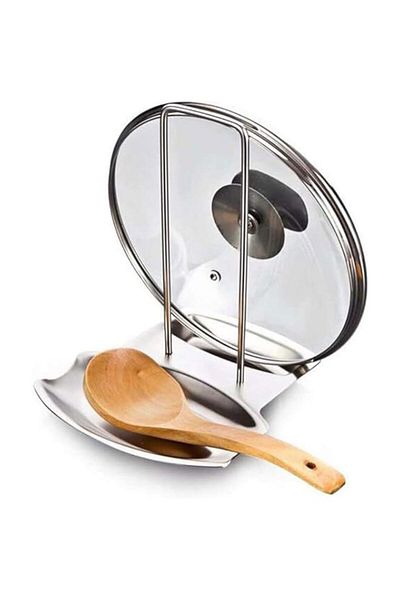 Generic Ladle holder for pot and pans progressive LIDS and ladle holders 304 stainless steel ladle holder f