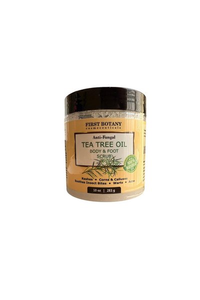 first botany FIRST BOTANY Anti-Fungal Tea Tree Oil Body & Foot Scrub, 283g