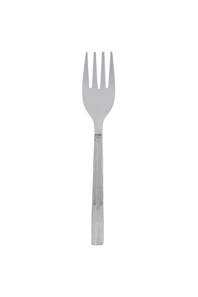 Generic Raj Tea Fork Set, Silver, 18cm, STF001, 12 Pieces Set, Tea Fork , Sip Fork , Beverage Fork , Bite F