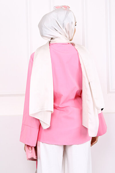 İmajButik Pink Side Tie Kimono