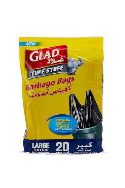 Generic Glad Garbage Tie Large Handle Bags, 110 L
