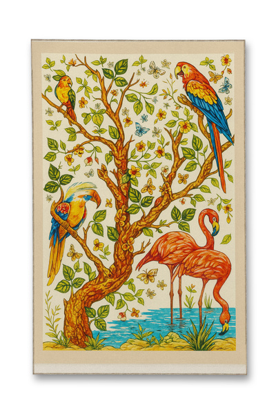 Rugs Modern Halı MOSSO Διακοσμητικό χαλί με θέμα τα ζώα, παραδοσιακά μοτίβα, ...