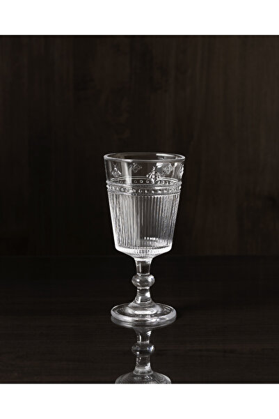 Madame Coco Abeille 4'lü Şarap Kadehi Seti - 300 ml - Şeffaf