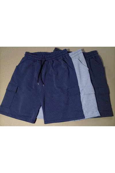SURMARİ Σετ 3 άνετα αθλητικά σορτς Unisex Cargo με τσέπες