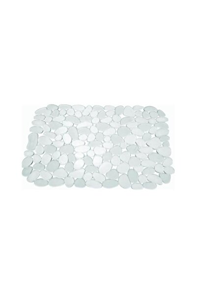 Generic Interdesign Pebblz Sink Mat Large , Clear, Plastic Material