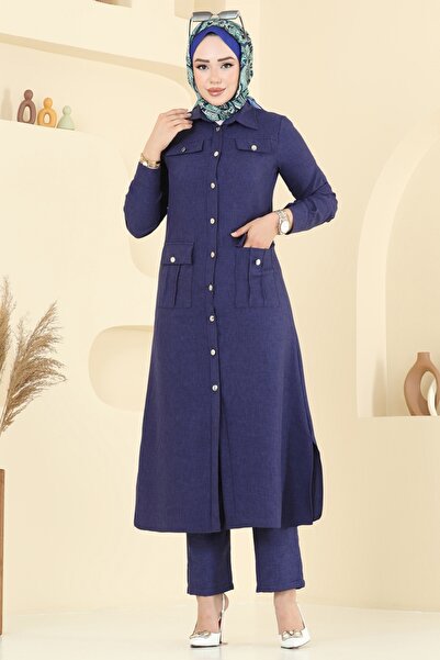 ModaMerve Cep Detaylı Sofia Takım 23026UKB139-MS Laci