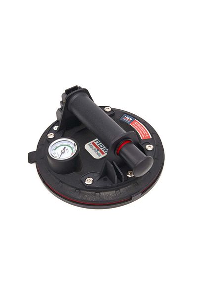 HBM Machines PROFESSIONAL SUCTION CUP WITH VACUUM PUMP AND MANOMETER 200 MM 110KG HBM MACHINES NETHERLANDS