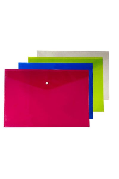 FLY COLOR Transparent Color Snap File Set 4 Pieces