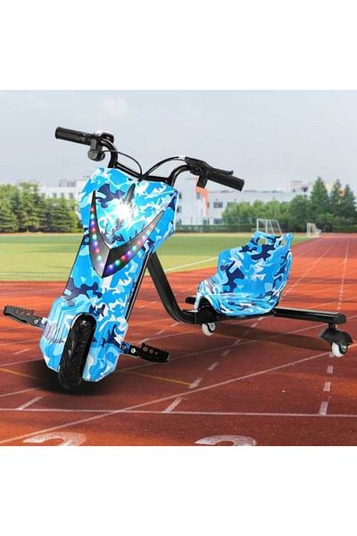 EMATTERIO Drift Electric Tricycle for Children with Suspension 250W, 36V, 4000 mAh, Bluetooth, Speed 15 km/h