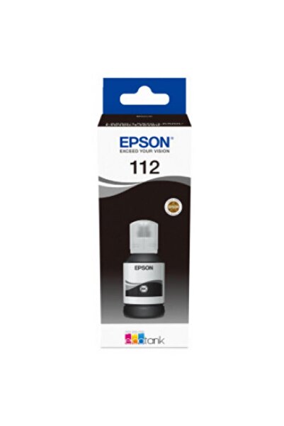 EPSON 112 Black Siyah Şişe Mürekkep C13T06C14A