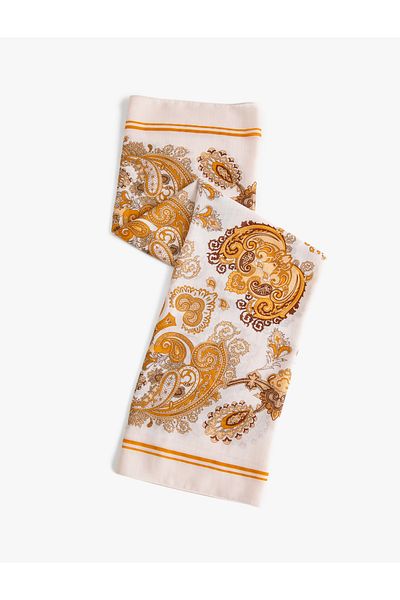 Koton Beige Women's Patterned Long Shawl