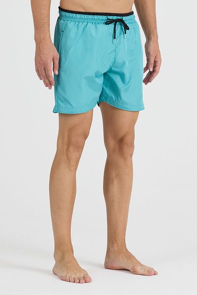 FRESSO Pocket Zippered Lined Mesh Colorful Swim Shorts