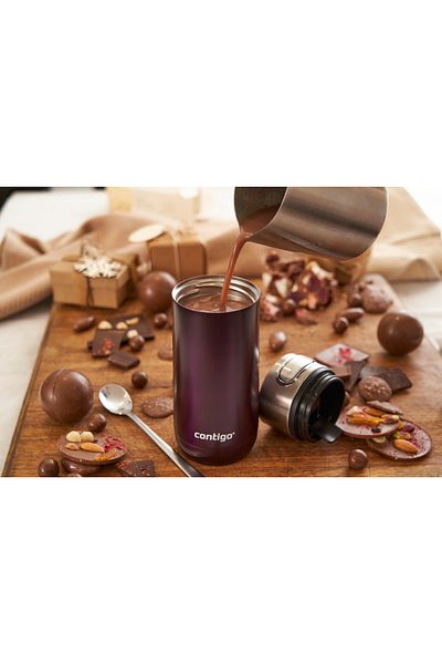 Contigo كوب من الفولاذ المقاوم للصدأ سعة 360 مل، بنفسجي