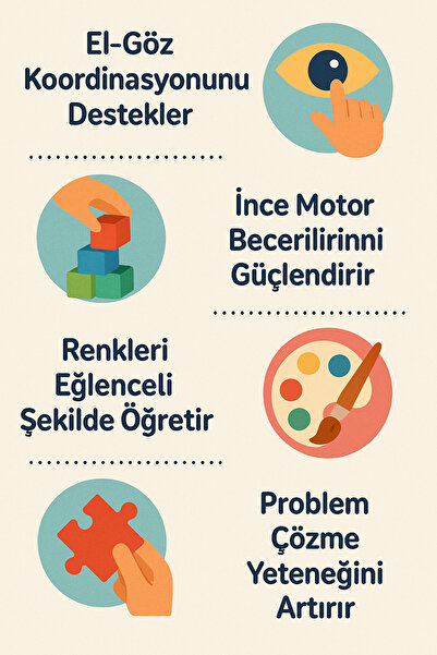Rex Toys Renkli Anahtar-Kilit Eşleştirme Oyunu – Ahşap Eğitici Oyuncak Montessori Eğitici Oyuncak