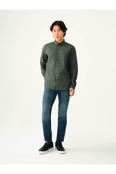Loft Long Sleeve Khaki Men's Shirt Lf2030872