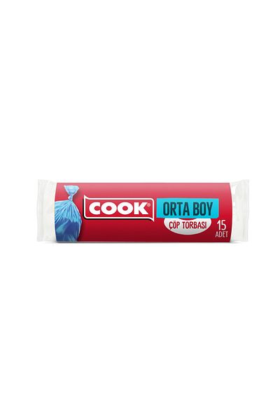 COOK Odorless Medium Size Garbage Bag 55X60 cm Roll of 15