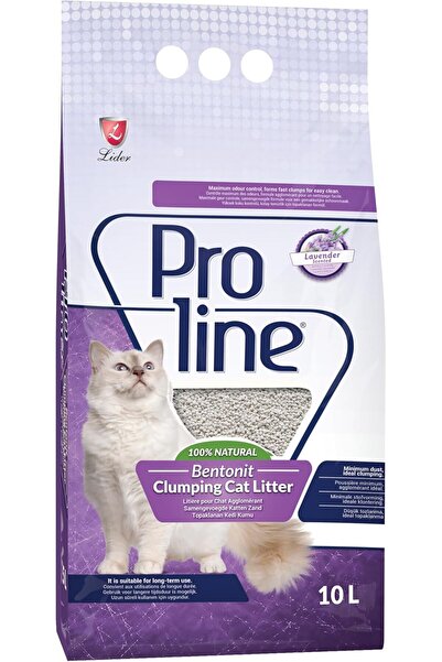 PROLINE رمل قطط بنتونيت ١٠ لتر لون لافندر