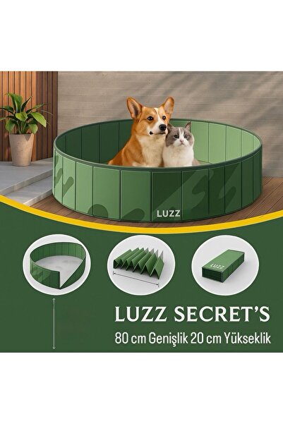 LUZZ SECRET'S Luzz Secrets Katlanabilir Pet Havuzu - Serinletici Oyun Alanı K...