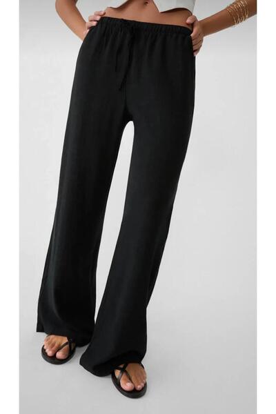 Pubi NOAVA // DETAIL DE ELASTIC LA TALIE PENTRU FEMEI CU LACĂT P pantaloni pa...