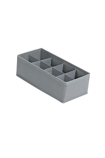 awwaline Organizator de haine cu 8 compartimente, awwaline, gri, 16 x 32 x 10 cm
