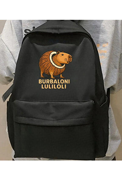 Toum Tung Tung Series Printed Unisex School Backpack