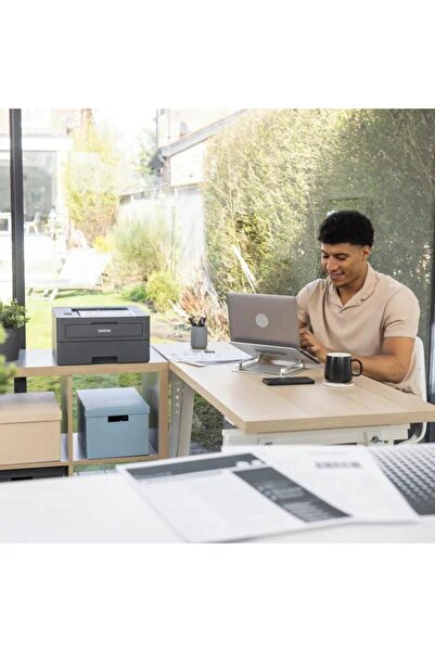 Brother HL-L2442DW Laser Printer, A4 Monochrome, 30 ppm, Wireless, USB 2.0 (Black)